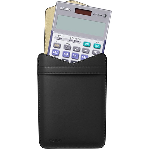 カシオ 本格実務電卓用収納ケース ブラック CAL-CC10-BK-N 1台(ご注文単位1台)【直送品】