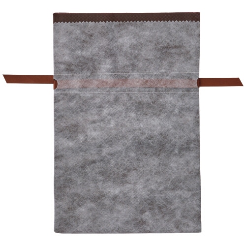 店研創意　ストア・エキスプレス　不織布リボン付きギフトバッグ　ブラウン　24×36×12cm　1パック（10枚）（ご注文単位1パック）【直送品】