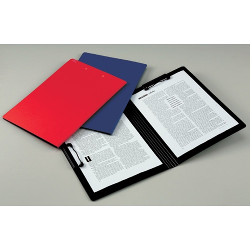 セキセイ クリップファイル(ダブル) 発泡美人 A4 ネイビーブルー FB-2036-15 1枚(ご注文単位1枚)【直送品】