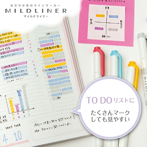ゼブラ ラインマーカー マイルドライナー 5色セット 渋マイルド色 WKT7-5C-NC-N 1パック(ご注文単位1パック)【直送品】