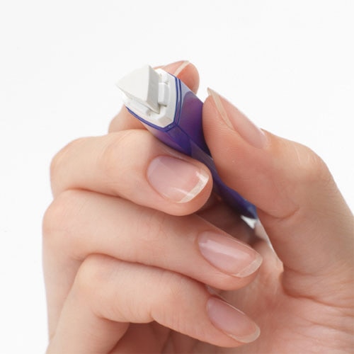 ぺんてる ノック式ホルダー消しゴム「アインクリック」 メタルブルー XZE15-MC 1本(ご注文単位1本)【直送品】