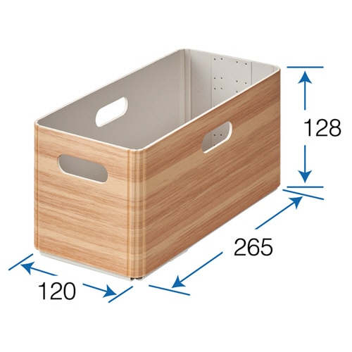 キングジム キーニ スタッキングユニットボックス S ナチュラル KW1012-NA 1個(ご注文単位1個)【直送品】