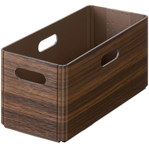 キングジム キーニ スタッキングユニットボックス S ブラウン KW1012-BR 1個(ご注文単位1個)【直送品】
