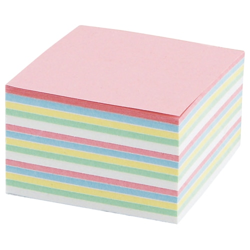 プロモスティックジャパン　どこからでもふせん　50×50mm　混色5色　TAF-09-008　1冊（ご注文単位1冊）【直送品】