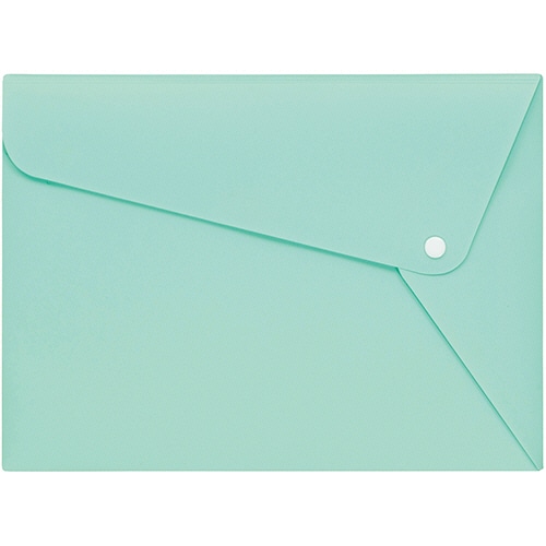 ライオン事務器 PPカラーホルダー PELTO(ペルト) A4 ミントグリーン CF-62P 1枚(ご注文単位1枚)【直送品】