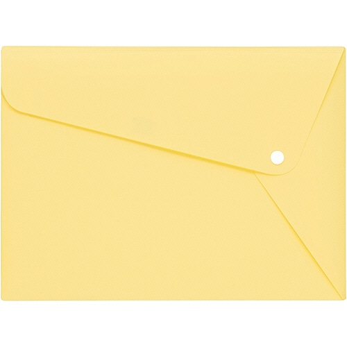 ライオン事務器 PPカラーホルダー PELTO(ペルト) A4 ペールイエロー CF-62P 1枚(ご注文単位1枚)【直送品】