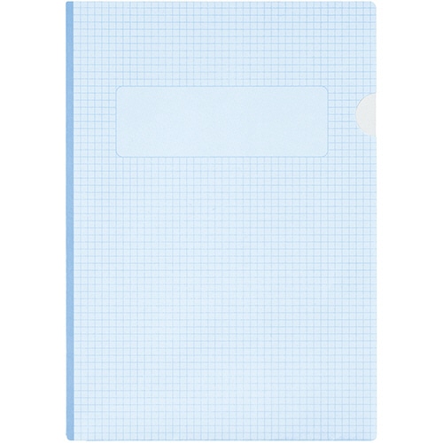 ライオン事務器 紙製メモホルダー A4 ブルー KM-6D-50P 1パック(50冊)(ご注文単位1パック)【直送品】