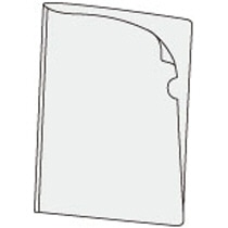 ライオン事務器　紙製メモホルダー　A4　ブルー　KM-6D-50P　1パック（50冊）（ご注文単位1パック）【直送品】