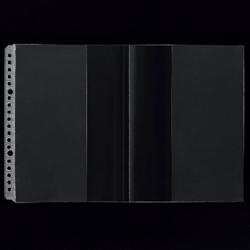 ライオン事務器　クリアーポケット　A5タテ　2・20穴　台紙なし　CL-207F　1パック（10枚）（ご注文単位1パック）【直送品】