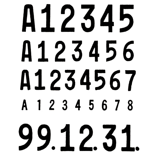 ライオン事務器 ダンボール用ナンバリング 6桁3様式 M32-6 1台(ご注文単位1台)【直送品】