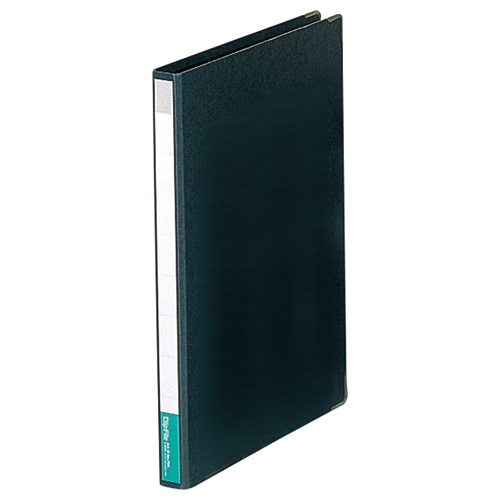 ライオン事務器 クリップファイル 紙製 A4タテ 100枚収容 背幅24mm 紺 No.70K-A4S 1冊(ご注文単位1冊)【直送品】