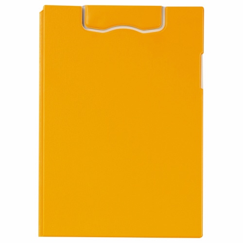 ライオン事務器 マグネットホルダー(レオグリップ) 2つ折り式 A4タテ イエロー No.300MG 1枚(ご注文単位1枚)【直送品】