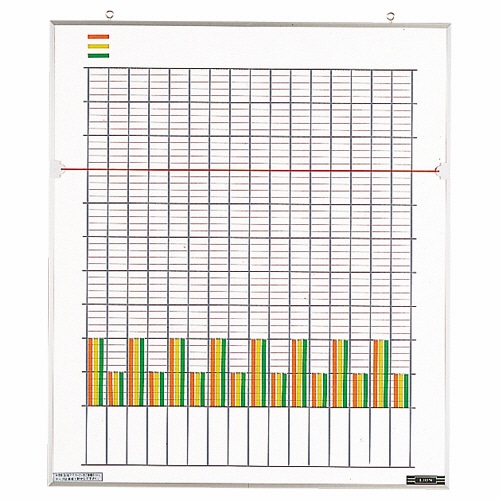 ライオン事務器　統計図表盤　W478×H553×D18mm　No.316S　1枚（ご注文単位1枚）【直送品】