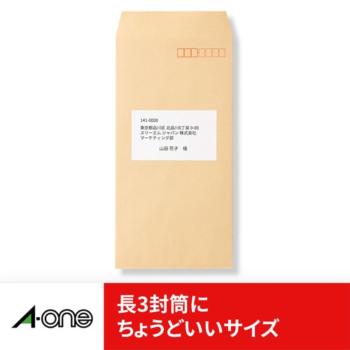 エーワン　ラベルシール［プリンタ兼用］　マット紙・ホワイト　A4　10面　91×55mm　四辺余白付　31513　1冊（10シート）（ご注文単位1冊）【直送品】