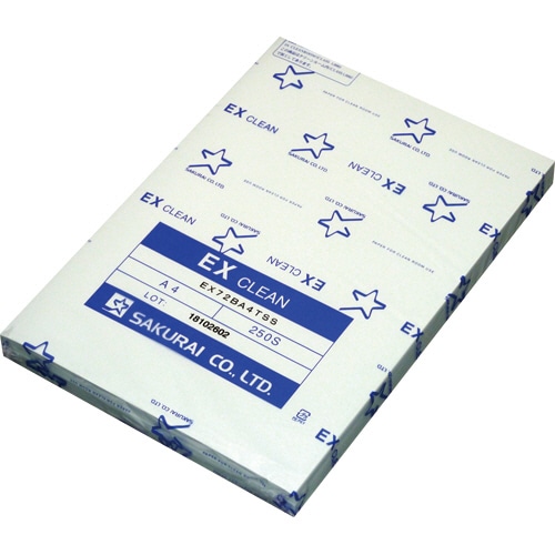 桜井　EXクリーン　A4　ブルー　EX72BA4SS　1冊（250枚）（ご注文単位1冊）【直送品】