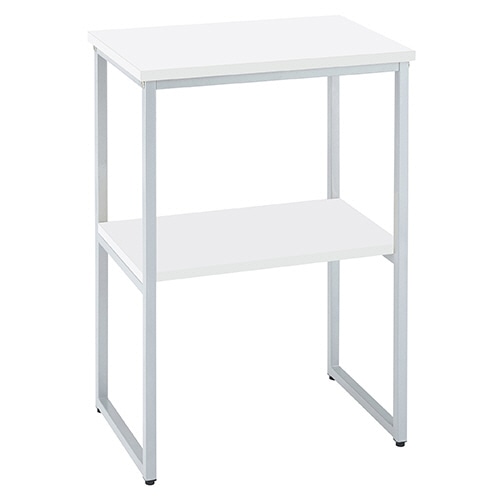 アール・エフ・ヤマカワ コンパクト電話機台 幅500×奥行350×高さ730mm ホワイト RFTC-5073WH 1台(ご注文単位1台)【直送品】