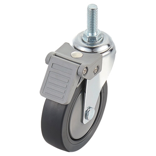 YAMAZEN　メタルシェルフ用重量キャスター　ストッパー付　MSC-7S（2）　1パック（2個）（ご注文単位1パック）【直送品】