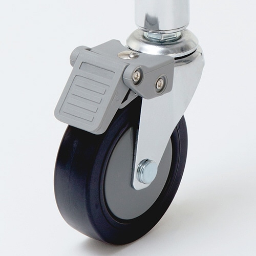 YAMAZEN メタルシェルフ用重量キャスター ストッパー付 MSC-7S(2) 1パック(2個)(ご注文単位1パック)【直送品】