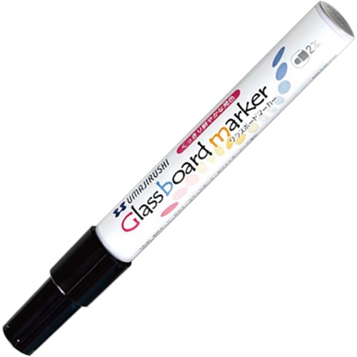 馬印　グラスボードマーカー　ブラック　BGB-K　1本（ご注文単位1本）【直送品】