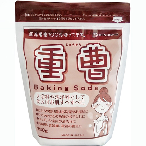 地の塩社 国産重曹100% 750g 1パック(ご注文単位1パック)【直送品】
