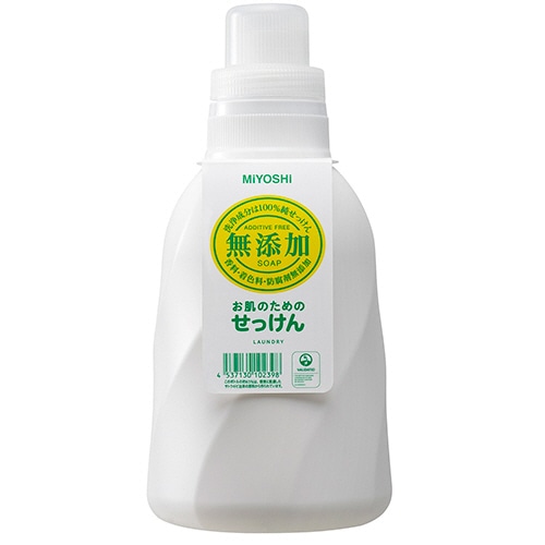 ミヨシ石鹸　無添加　お肌のための洗濯用　液体せっけん　本体　1100ml　1本（ご注文単位1本）【直送品】