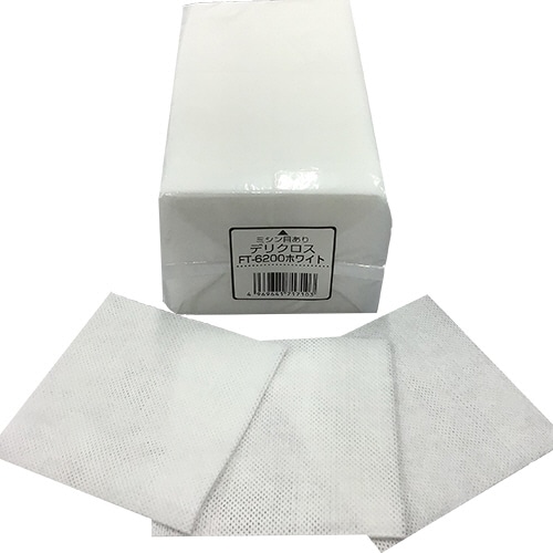 東京メディカル　デリクロス　20×20cm　ホワイト　FT-6200　1パック（100枚）（ご注文単位1パック）【直送品】