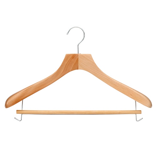 ニーズ　木製ハンガーS・STYLE　Mサイズ　スライドタイプ　H-6430　1本（ご注文単位1本）【直送品】