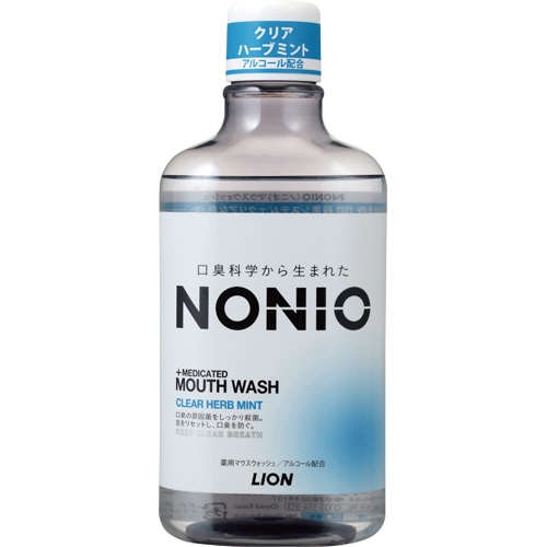ライオン NONIO マウスウォッシュ クリアハーブミント 600ml 1本(ご注文単位1本)【直送品】