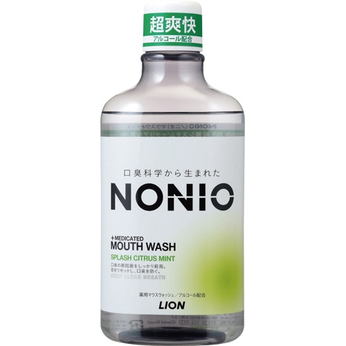 ライオン NONIO マウスウォッシュ スプラッシュシトラスミント 600ml 1本(ご注文単位1本)【直送品】