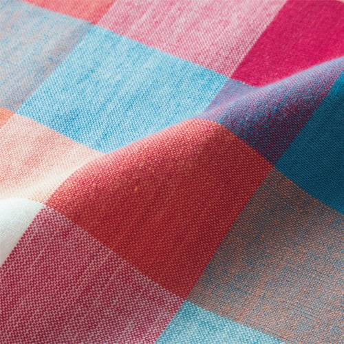 レップ エプロン チェック ピンク P-0765 1枚(ご注文単位1枚)【直送品】