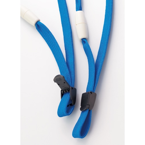 ライオン事務器 つりさげ名札 ヨコ型 ソフトタイプ 平ひも グレー N-73MR 1個(ご注文単位1個)【直送品】