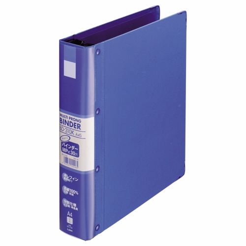 ライオン事務器　バインダー（MP式）　A4タテ　30穴　350枚収容　BD-310K　1冊（ご注文単位1冊）【直送品】