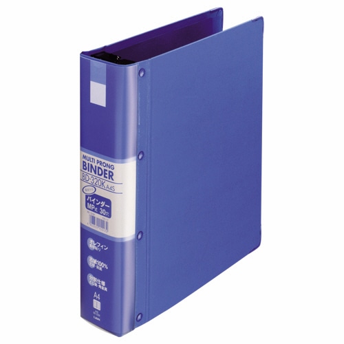 ライオン事務器　バインダー（MP式）　A4タテ　30穴　500枚収容　BD-320K　1冊（ご注文単位1冊）【直送品】