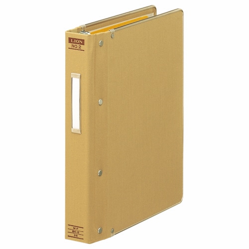 ライオン事務器　バインダー（MP式）　B5タテ　26穴　200枚収容　総布貼り　No.2　1冊（ご注文単位1冊）【直送品】