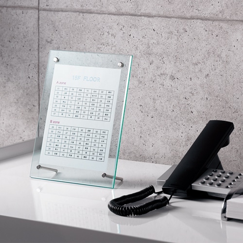 ライオン事務器 アクリルフレーム(組立式) A6判縦横兼用 AS-150G 1枚(ご注文単位1枚)【直送品】