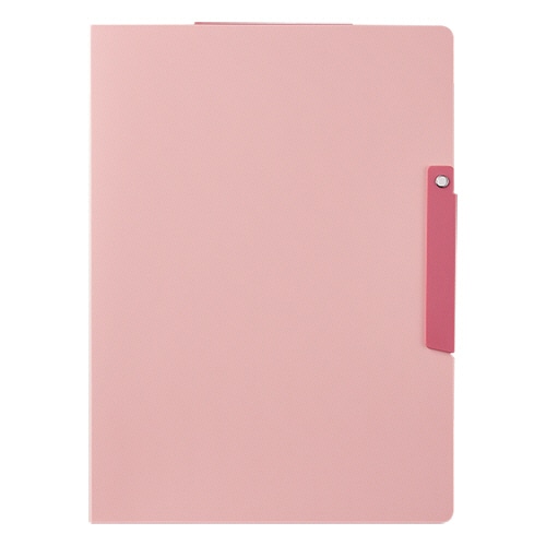 セキセイ　セパル　クリップインファイル　ダブル　A4（見開きA3）　ペールピンク　SEL-2888-27　1冊（ご注文単位1冊）【直送品】