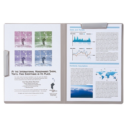 セキセイ セパル クリップインファイル ダブル A4(見開きA3) ブラック SEL-2888-60 1冊(ご注文単位1冊)【直送品】