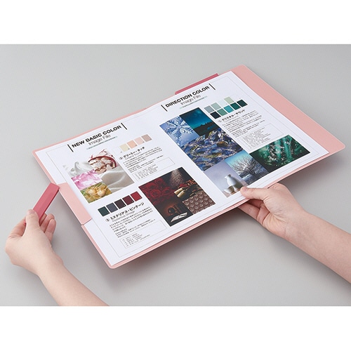 セキセイ セパル クリップインファイル ダブル A4(見開きA3) ブラック SEL-2888-60 1冊(ご注文単位1冊)【直送品】