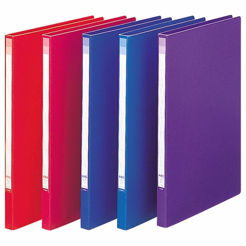 ライオン事務器 レターファイル A4タテ 120枚収容 背幅18mm バイオレット LF-263B 1冊(ご注文単位1冊)【直送品】