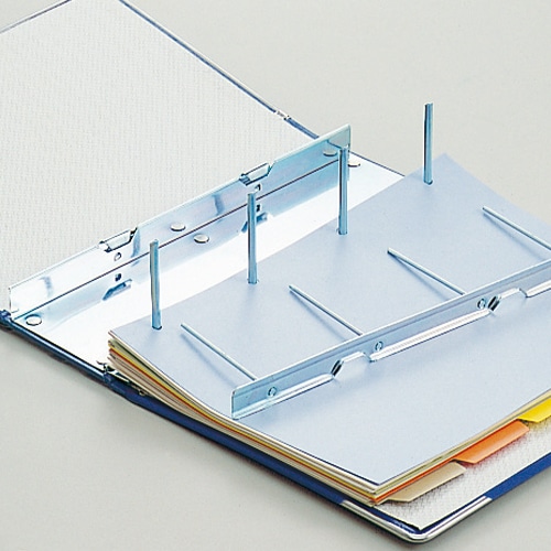 ライオン事務器 パイプ式ファイル(ロングタイプ) 片開き A4タテ 800枚収容 80mmとじ 背幅105mm ブルー No.783L-4 1冊(ご注文単位1冊)【直送品】