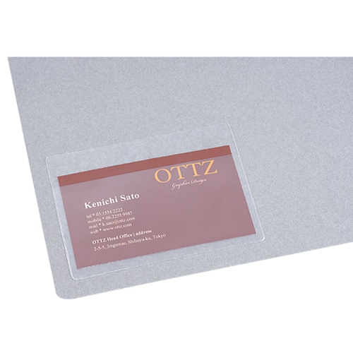 ライオン事務器　タックポケット　名刺横型用　TP-73　1パック（6片）（ご注文単位1パック）【直送品】