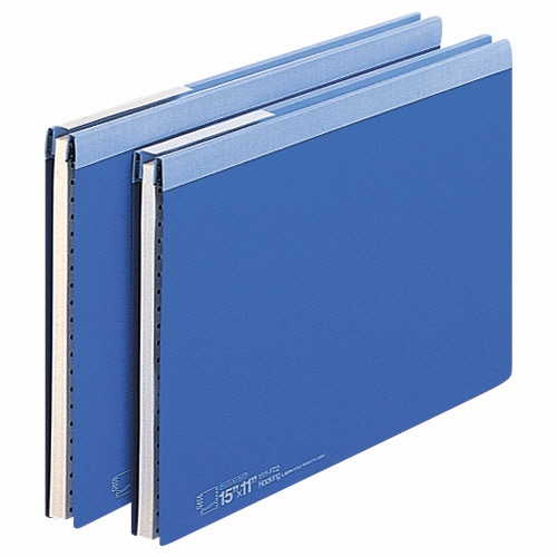 ライオン事務器 データファイル アンバーストタイプ レター式とじ具 Y13.5~15×T11 1000枚収容 青 1511-FD2 1冊(ご注文単位1冊)【直送品】