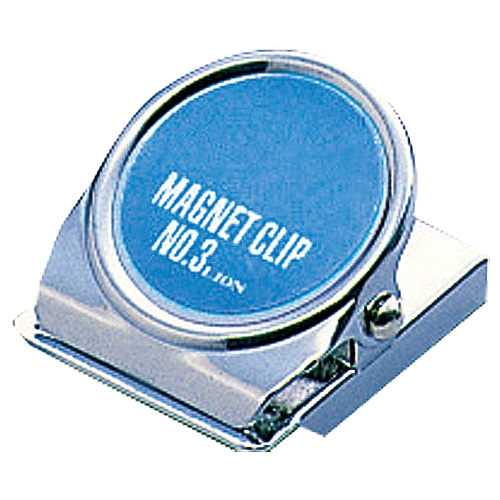ライオン事務器 マグネットクリップ(裏面マグネット付) W31×D35×H22mm CS-3 1個(ご注文単位1個)【直送品】