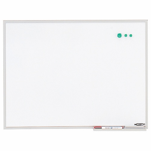 ライオン事務器 ホワイトボード アルミホーロー製 603×453mm PH-14 1枚(ご注文単位1枚)【直送品】