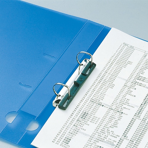 ライオン事務器 PPリングファイル A4タテ 2穴 240枚収容 背幅34mm 透明 CS-223D 1冊(ご注文単位1冊)【直送品】