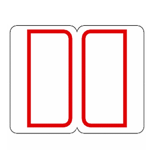 ライオン事務器 インデックスラベル 27×34mm 赤 RL1 1パック(180片:9片×20シート)(ご注文単位1パック)【直送品】