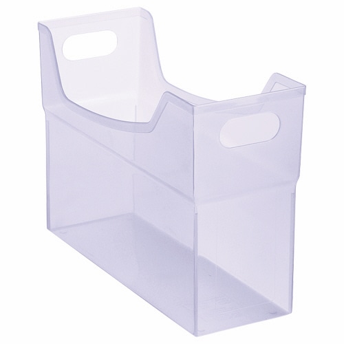 ライオン事務器　フリーボックス　PP製　A4ヨコ　背幅127mm　紫　CS-110P　1個（ご注文単位1個）【直送品】