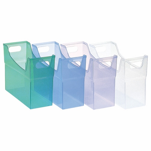 ライオン事務器　フリーボックス　PP製　A4ヨコ　背幅127mm　紫　CS-110P　1個（ご注文単位1個）【直送品】