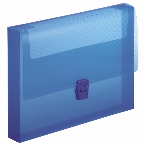 ライオン事務器　ハンドファイル　A4　背幅40mm　ブルー　CS-860　1冊（ご注文単位1冊）【直送品】