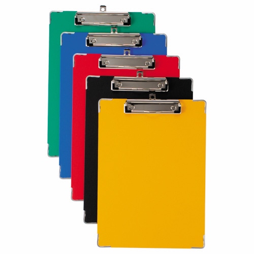 ライオン事務器 カラーボール用箋挟 クロス貼り A4タテ ブルー CS-120C 1枚(ご注文単位1枚)【直送品】